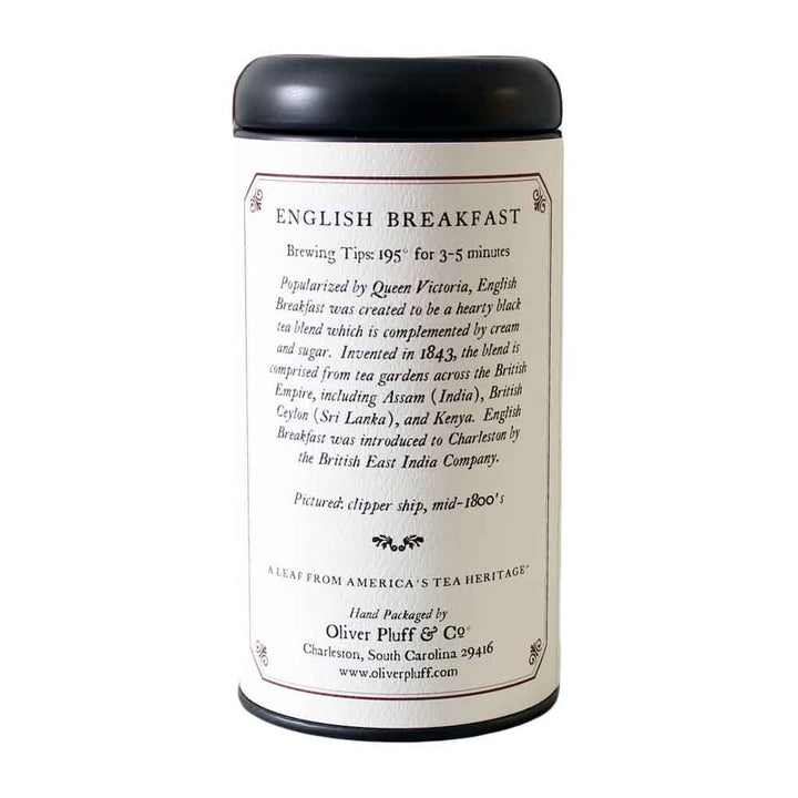 Oliver Pluff & Co. English Breakfast Tea Tin