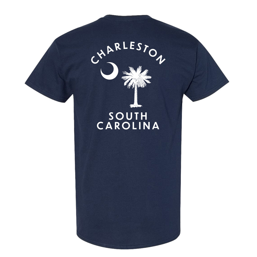 Charleston South Carolina Palmetto Moon T-Shirt