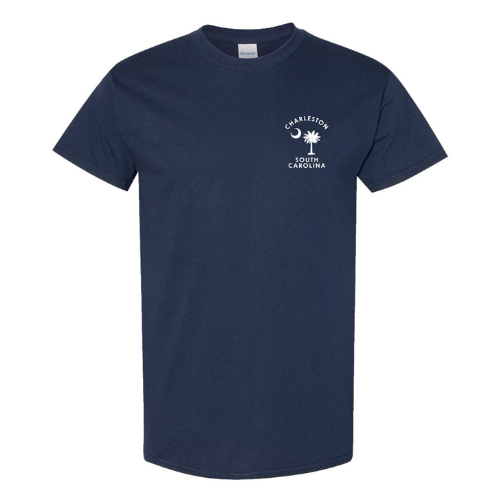Charleston South Carolina Palmetto Moon T-Shirt