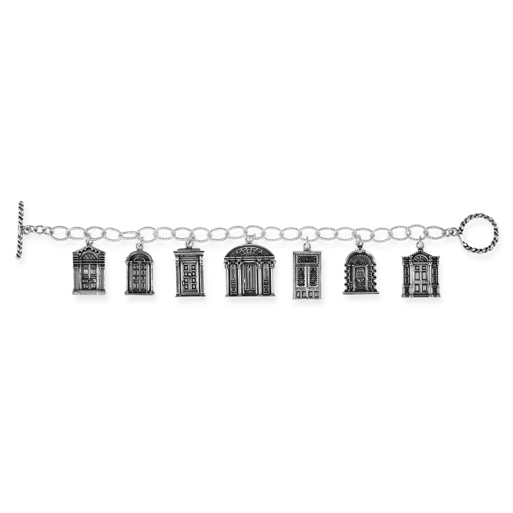Doors of Charleston 7 Door Charm Bracelet