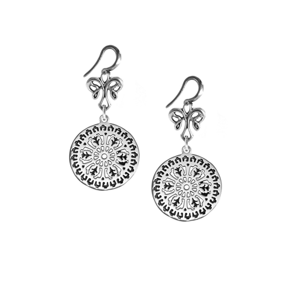 Aiken Rhett Angel Fleur De Lis Shepard’s Hook Earring