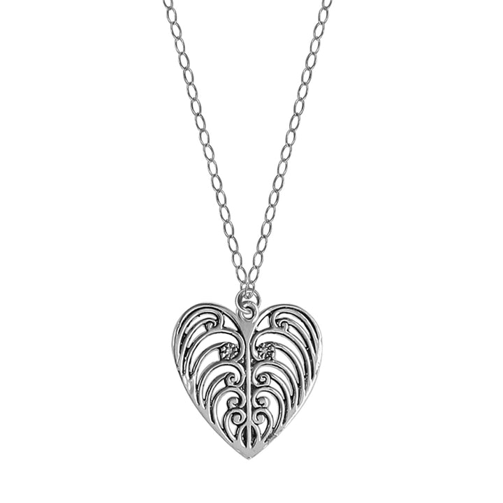 Philip Simmons Heart on Cable Chain Necklace