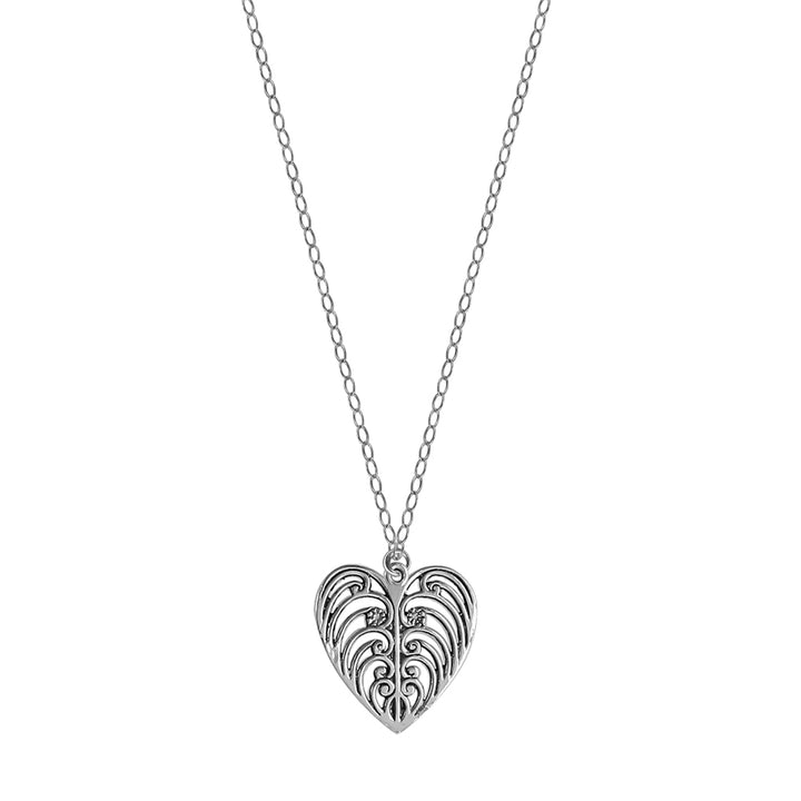 Philip Simmons Heart on Cable Chain Necklace