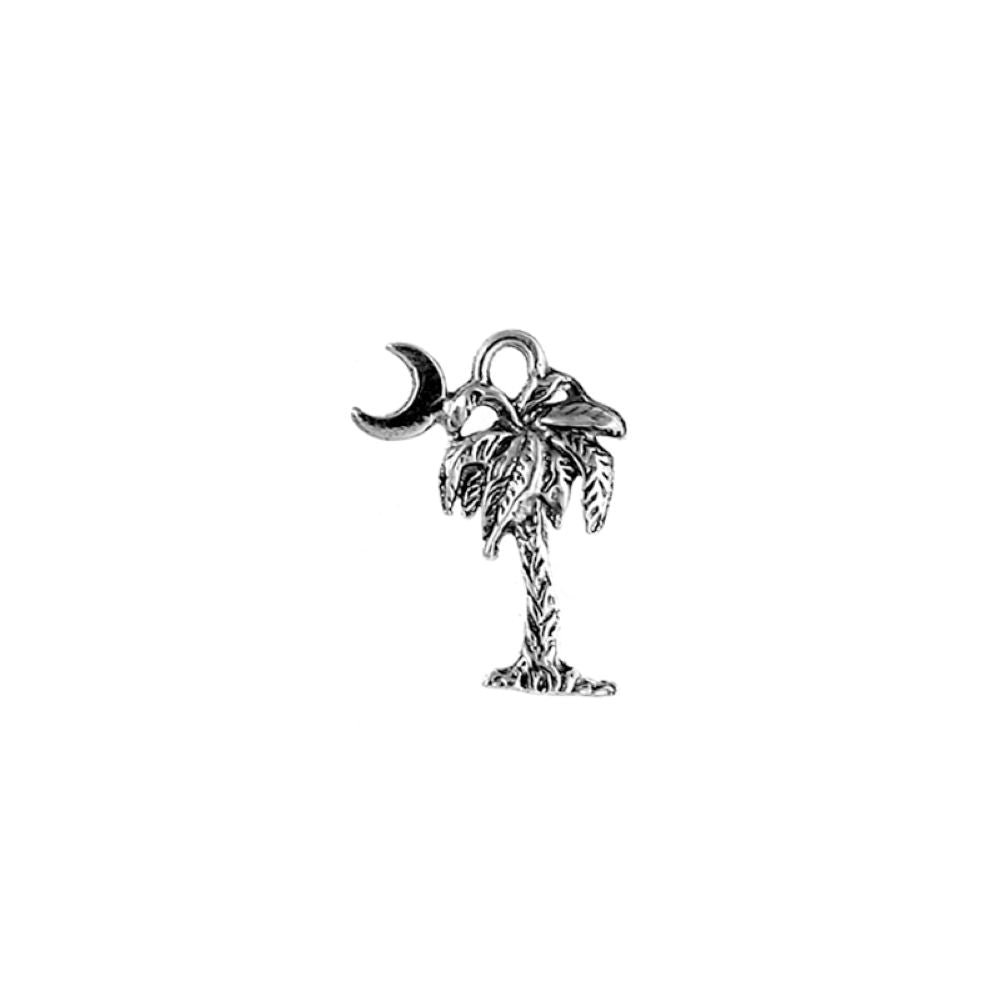 Palmetto with Moon Charm