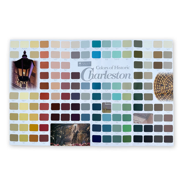 The Colors of Historic Charleston Paint Pallet