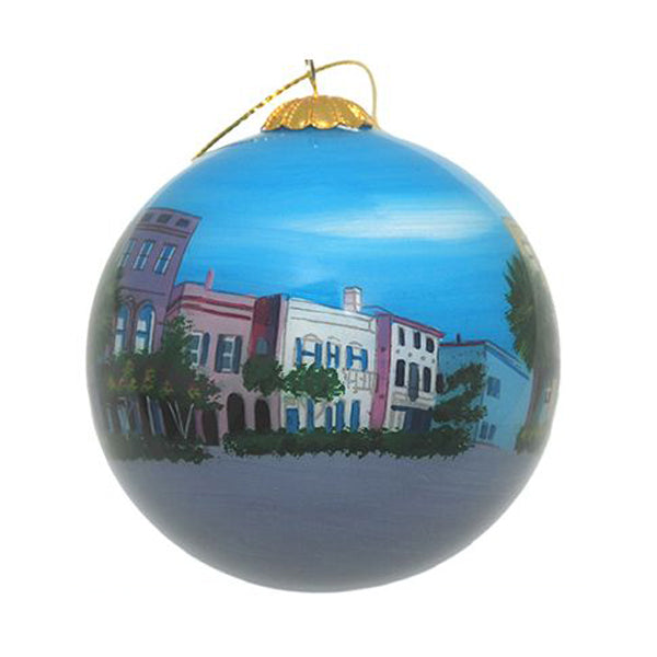 Charleston Handpainted Illustration Ornament
