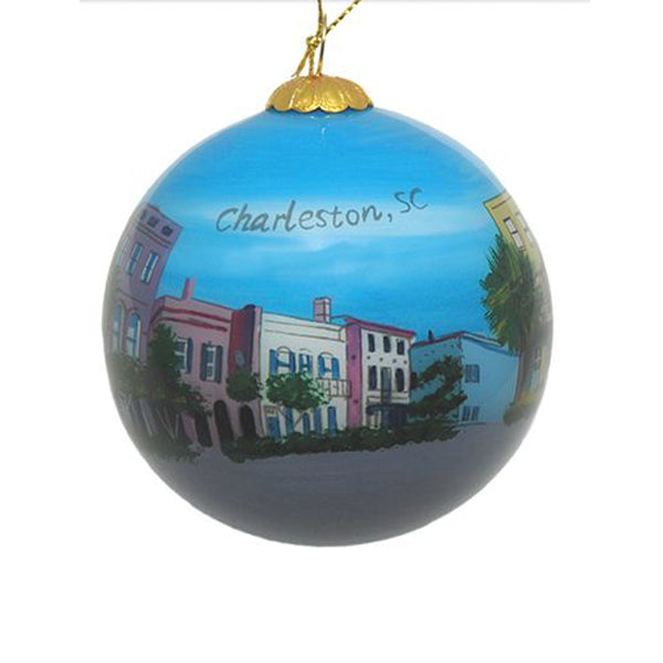 Charleston Handpainted Illustration Ornament