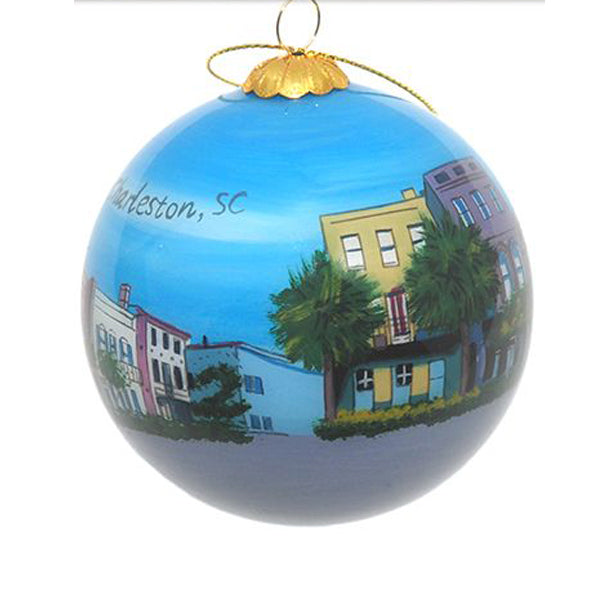 Charleston Handpainted Illustration Ornament